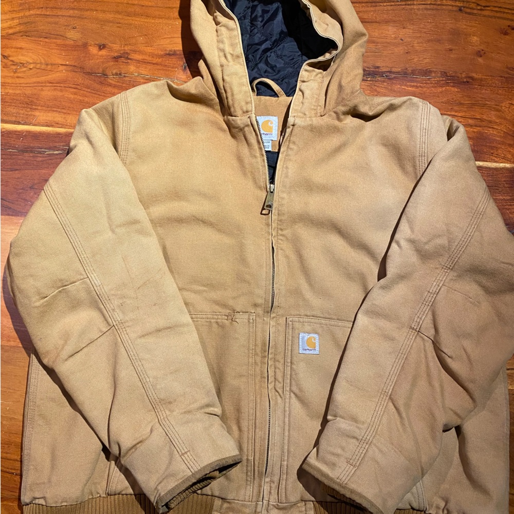 Carhartt Men's Brown Hooded Performance Jacket